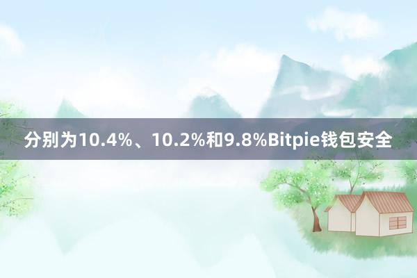 分别为10.4%、10.2%和9.8%Bitpie钱包安全