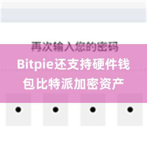 Bitpie还支持硬件钱包比特派加密资产